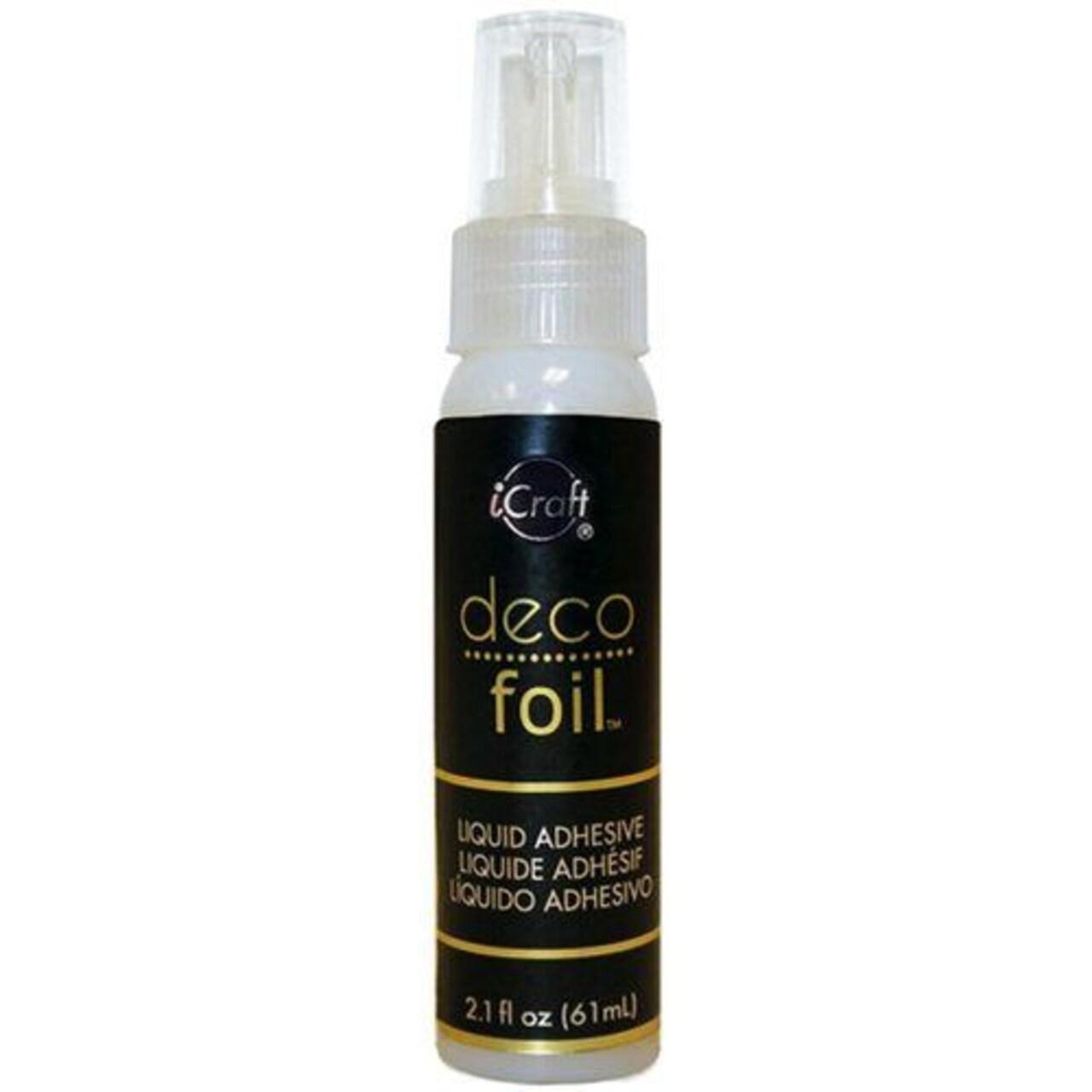 iCraft Deco Foil Liquid Adhesive for Sheet Transfer Foil - 2.1 fl oz (61 mL)